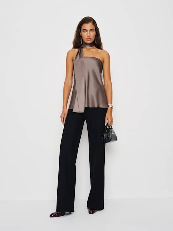 Top en satin Sienna - Magnétique