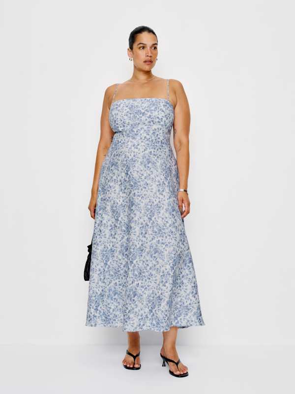 Robe en lin Monette grandes tailles - Chloe