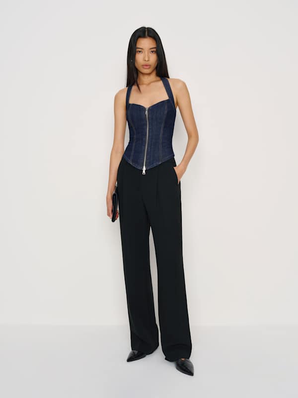 Kessie Denim Top - Prespa