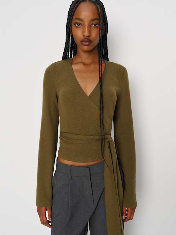 Top en maille Kylen - Jardin de mousse