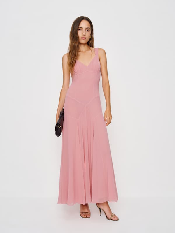 Robe Narcissa - Rose poudré