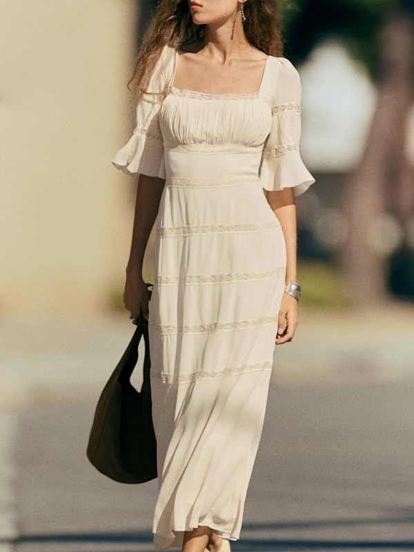 Laverna Dress - Cream