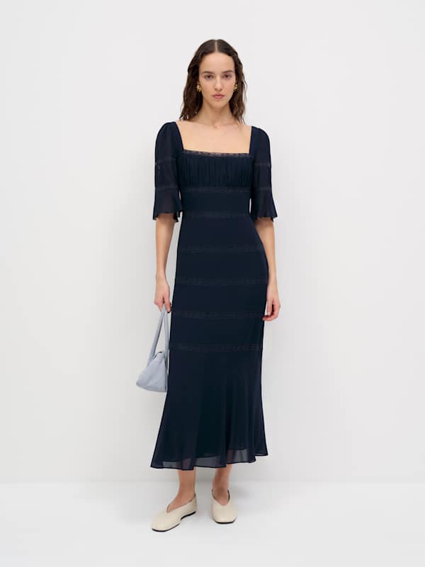 Laverna Dress - Navy
