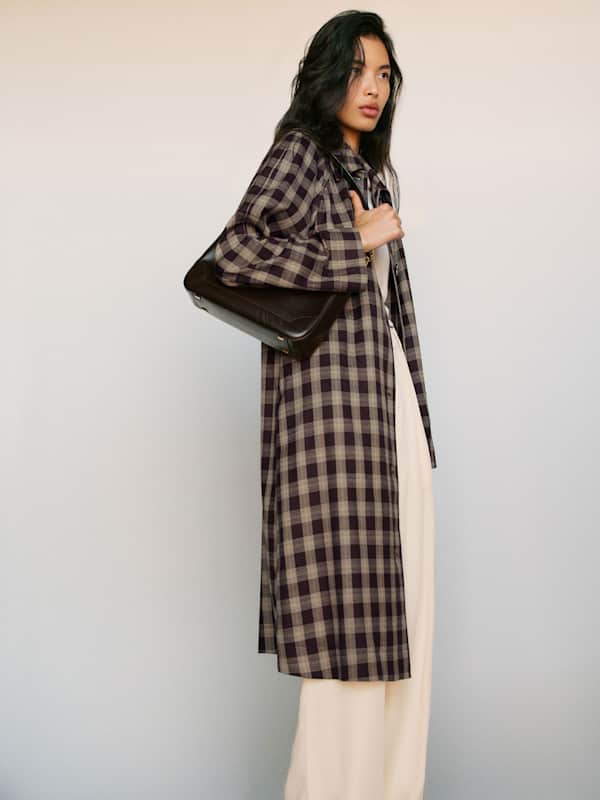 Trench Beck - Dark Chocolate Check