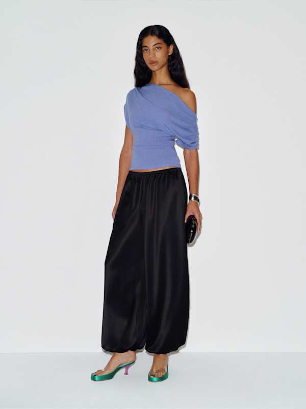 Iris Knit Top - Neptune Blue