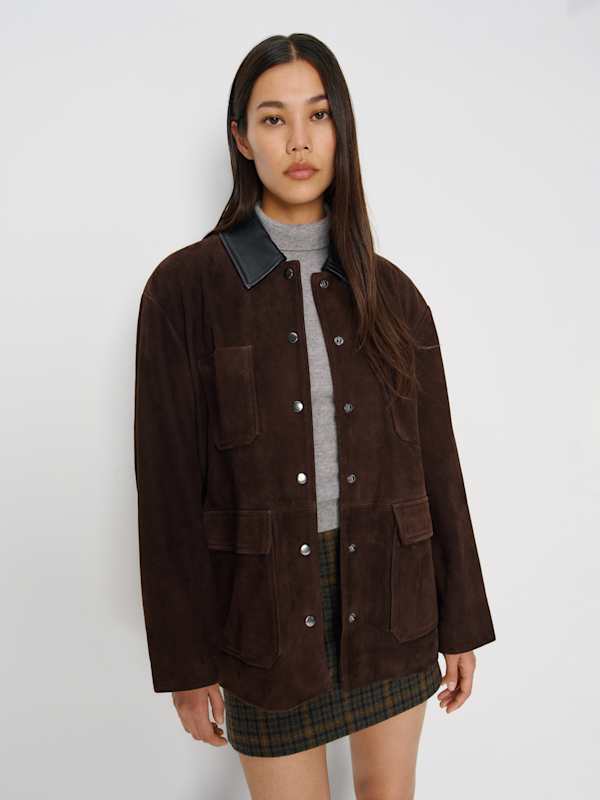 Veste en daim Veda Scottie - Expresso