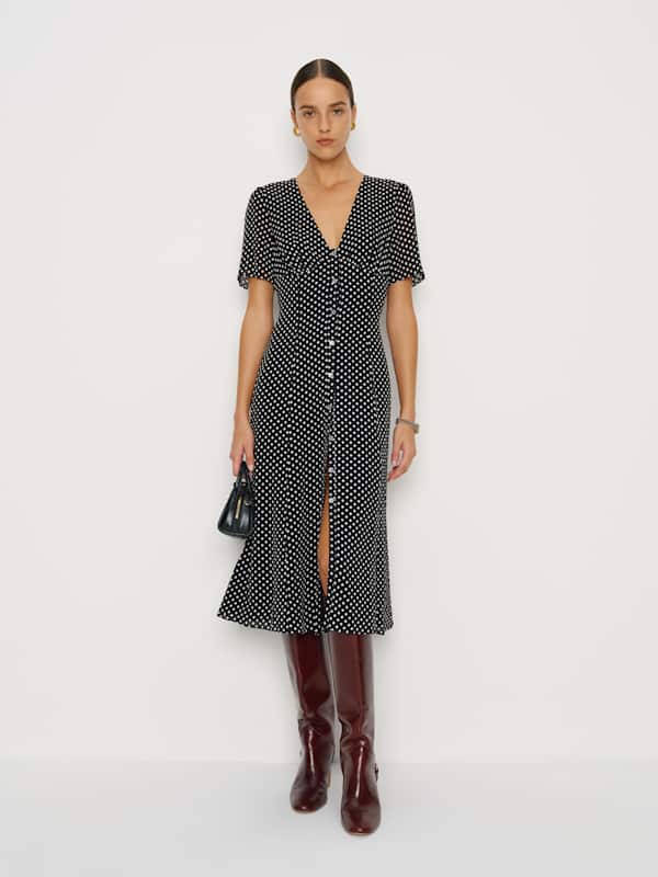 Robe Lise - Caviar à pois