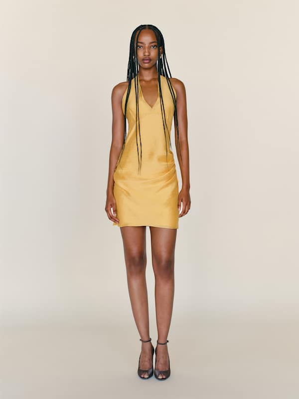 Lolo Dress - Honey Mustard