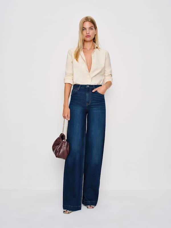 Jean large long super stretch taille haute Bex - Wheeler