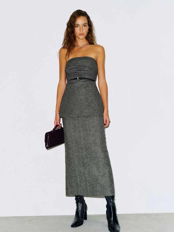 Jupe Lydia - Laine anthracite