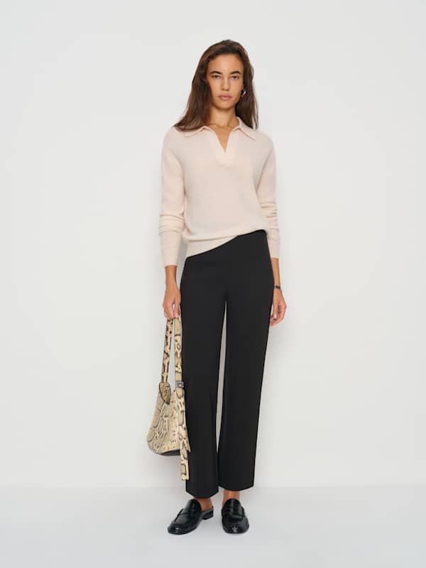 Pantalon en maille Sydney - Noir