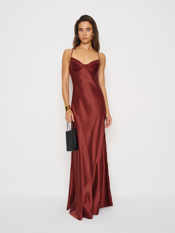 Robe en soie Neva - Amour
