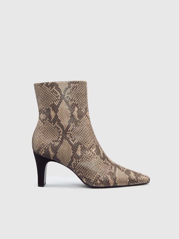 Bottines Tatyana - Tan Snake