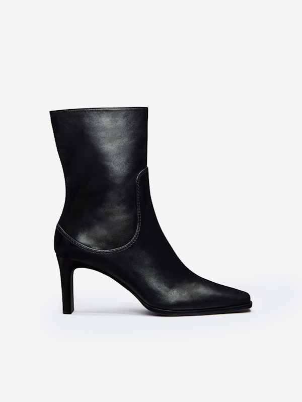 Bottines Claudette - Cuir noir