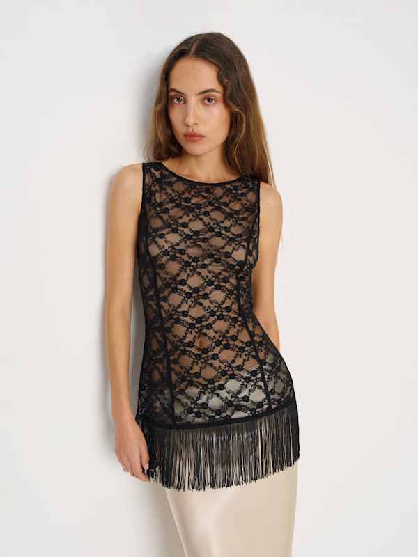 Gabrielle Knit Top - Black