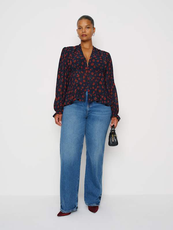 Blouse Maple Cream grandes tailles - Lizzie