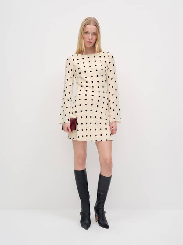 Esra Mini Dress - Sundae Dot