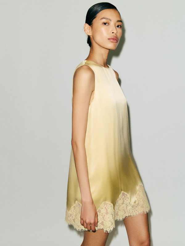 Jessalyn Silk Dress - Blonde