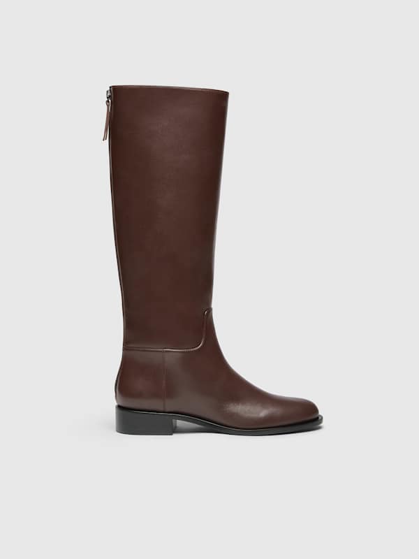 Bottes Velvet Hour - Cuir expresso