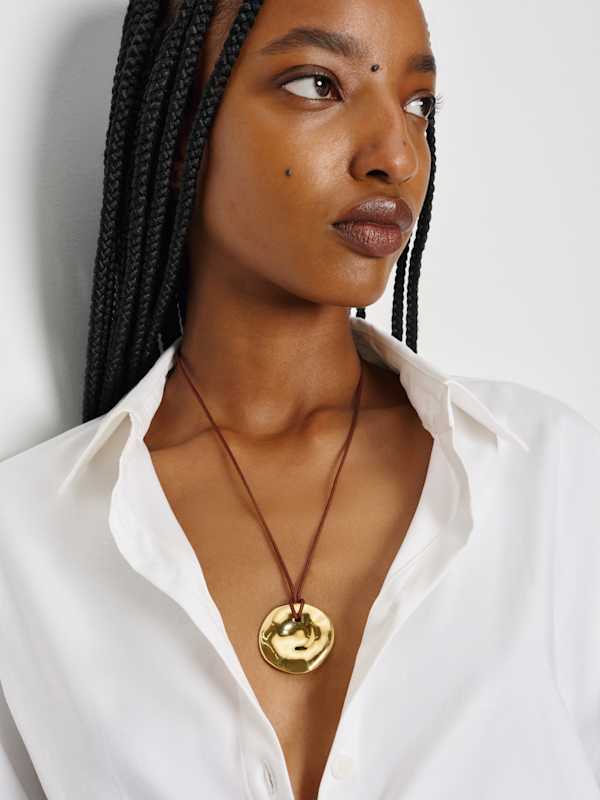 Estelle Necklace - Gold Espresso