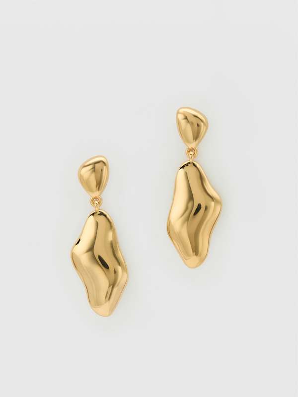 Boucles d'oreilles pendantes Carmel - Doré