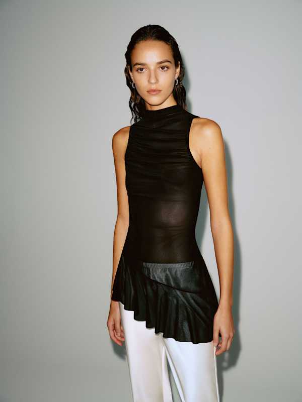 Top en maille Emrys - Noir