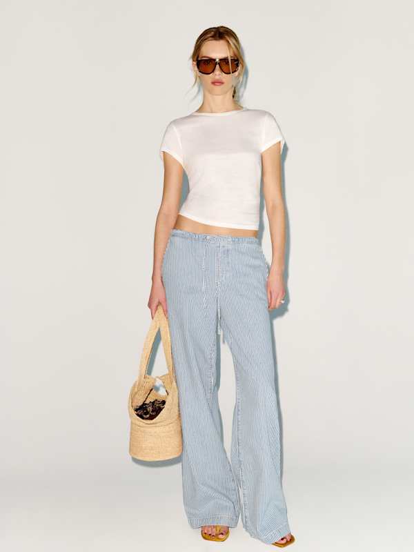 Sheba Denim Pant - Island Stripe