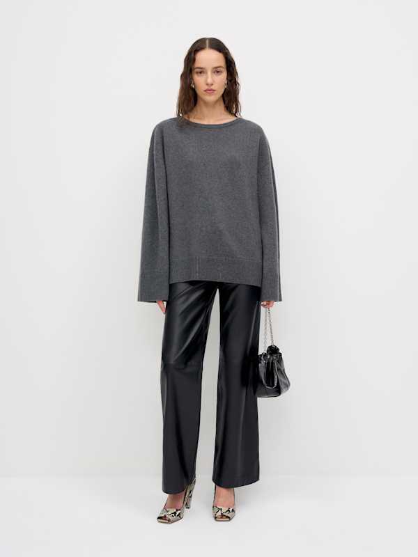 Beverly Cashmere Sweater - Thunder