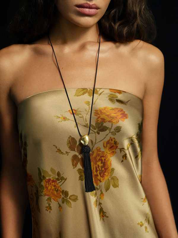 Collier Dolores à pampilles - Doré