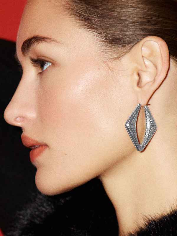 Boucles d'oreilles Lillian - Argenté