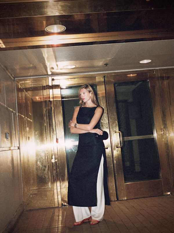 Alix Linen Dress - Black