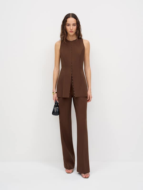 Faye Two Piece - Brown