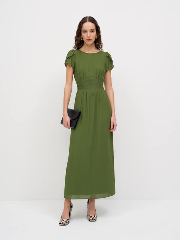 Drusilla Dress - Moss