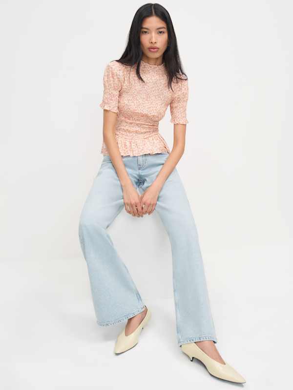 Escarpins &agrave; kitten heels Calista - Almond Watersnake