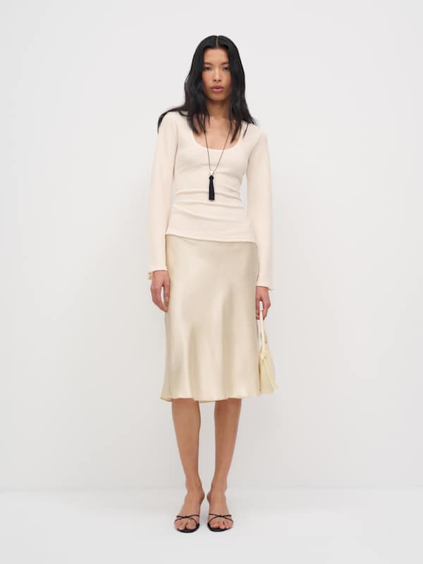 Ericka Knit Top - Ivory