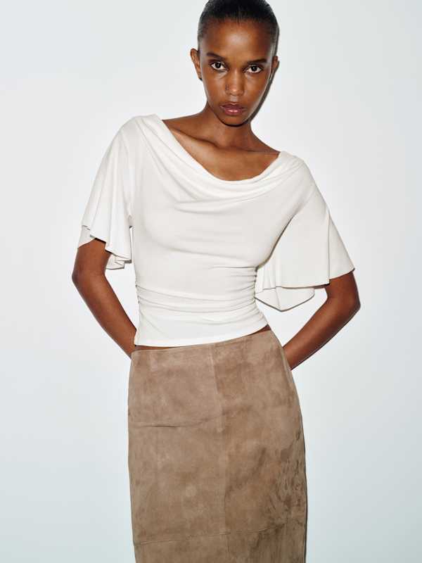 Demi Knit Top - Ivory