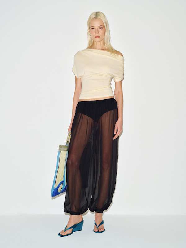 Pantalon Aven - Noir transparent