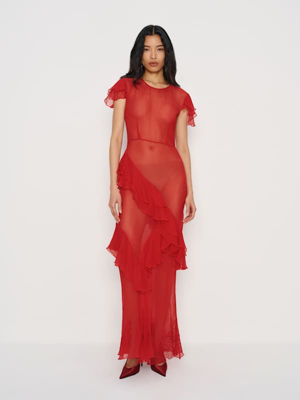 Robe vintage Cami - Rouge