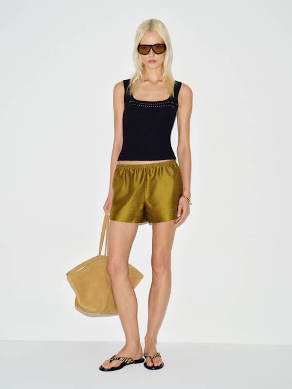 Short Nora - Chartreuse