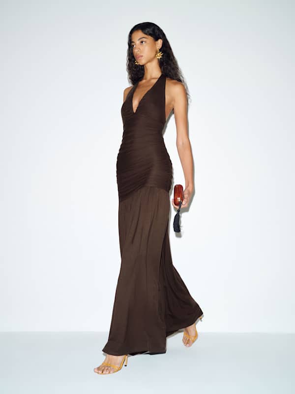 Hugo Knit Dress - Mole