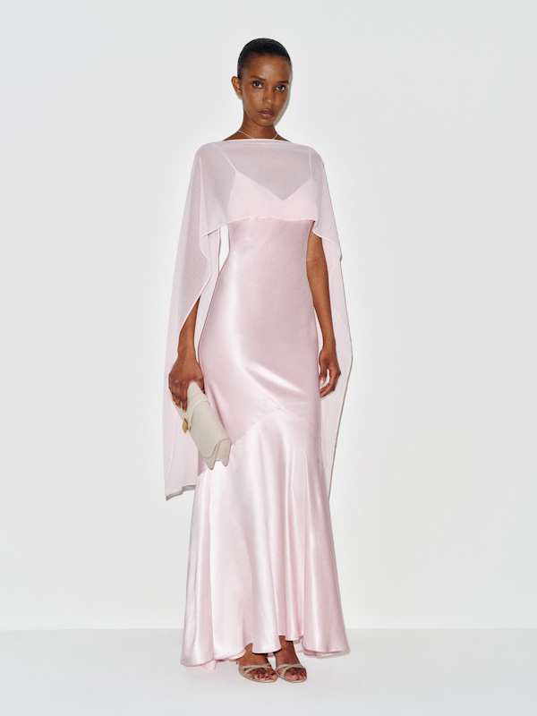 Robe en soie Tiffani - Fleur de cerisier