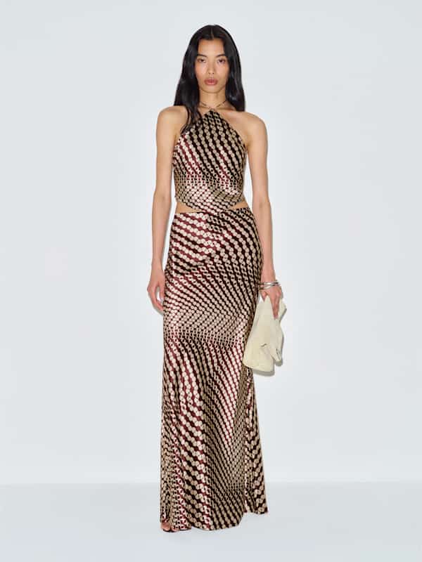 Effie Silk Two Piece - Samba