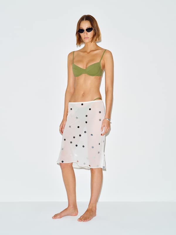 Lanai Bikini Top - Green Bean