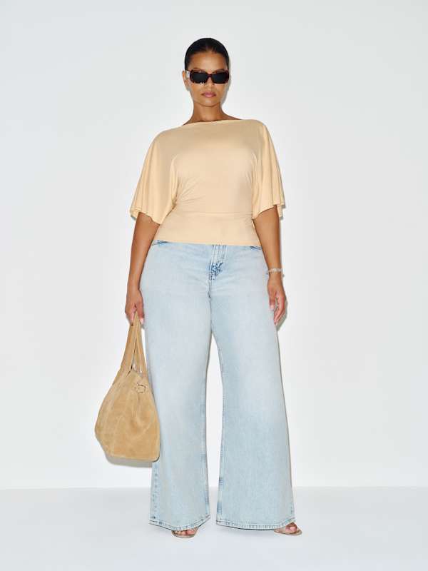 Avery Knit Top Es - Parmesan