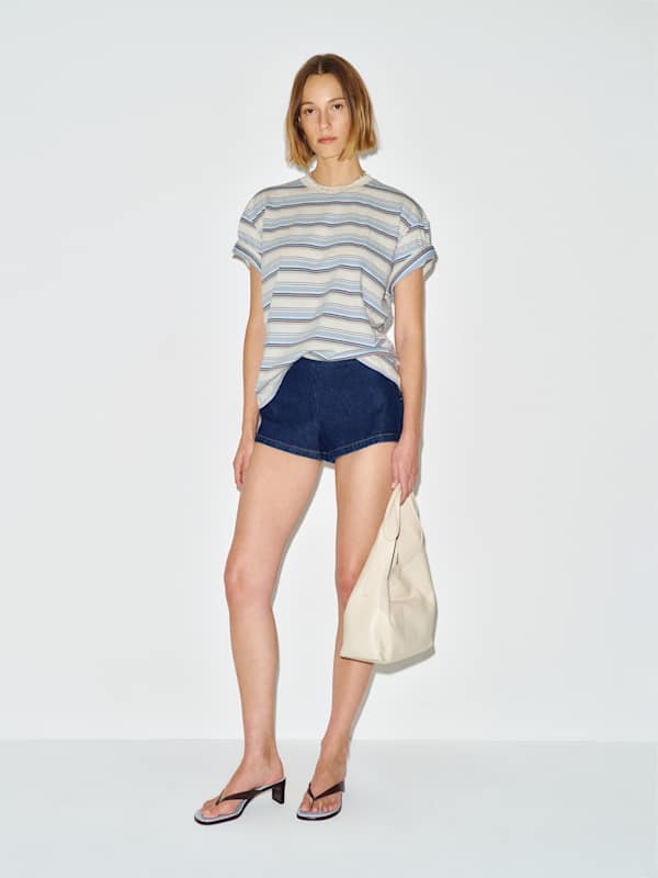 Rowan Oversized Tee - La Jolla Stripe