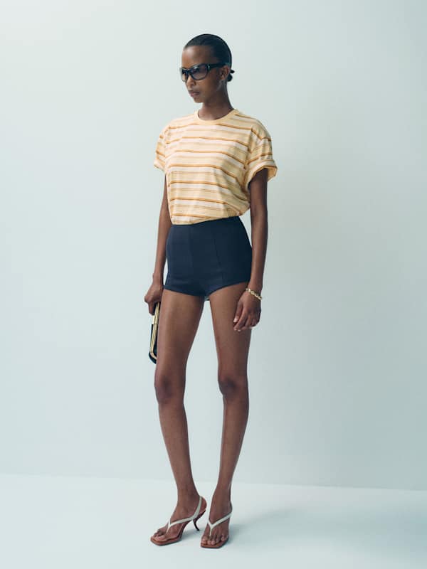 Rowan Oversized Tee - Pismo Stripe