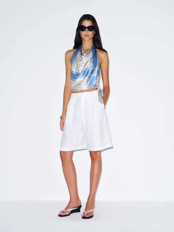 Jony Silk Top - Kerchief
