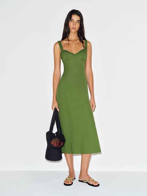 Tully Dress - Palm Green