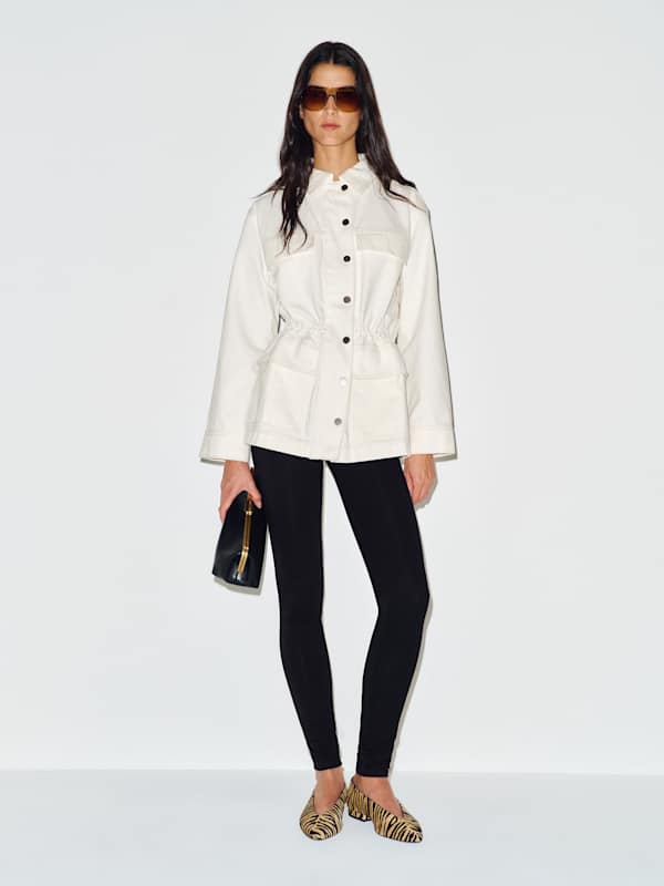 Veste en jean cintr&eacute;e Alex - Fior Di Latte
