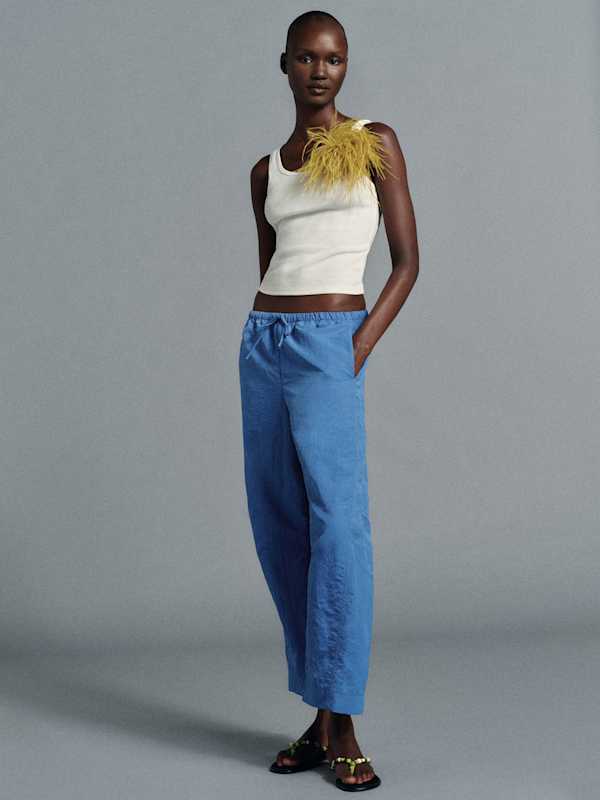 Elara Pant - Cobalt